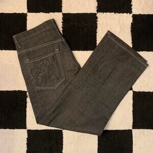 Y2K Ecko Unltd. Super Baggy Black Denim Jeans
